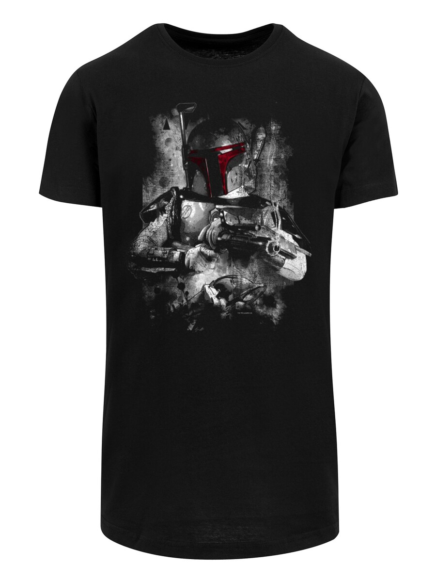 

Рубашка F4NT4STIC Star Wars Boba Fett Distressed, черный