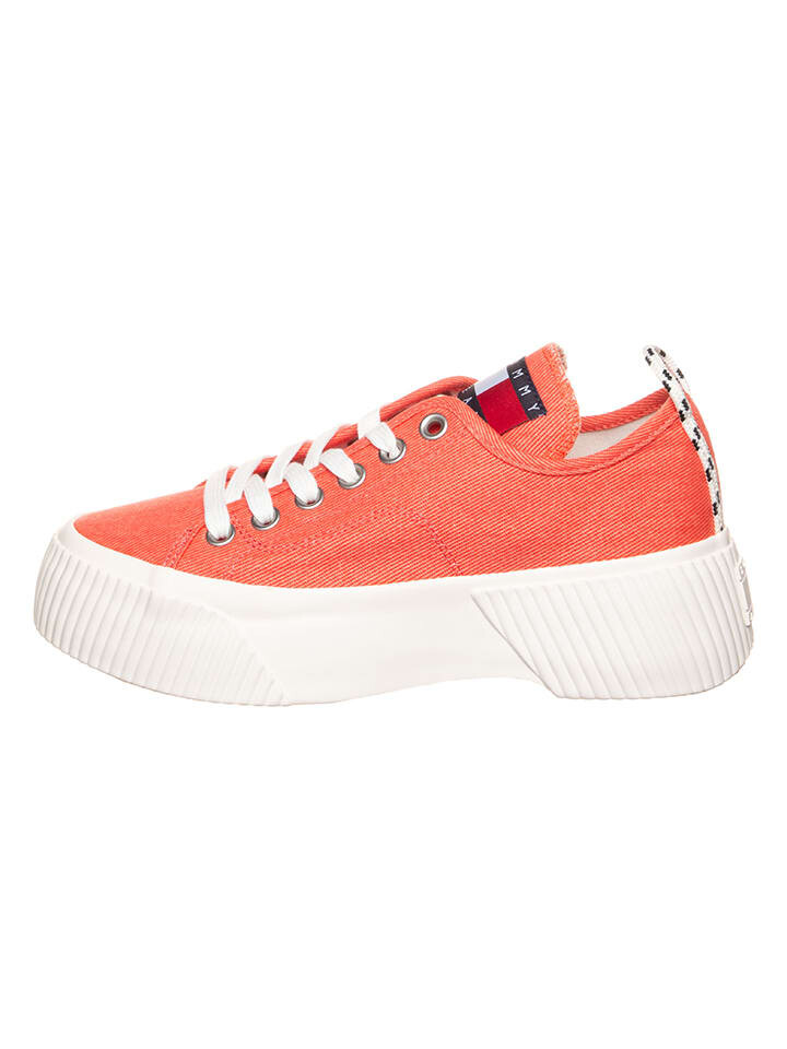 

Кроссовки на шнуровке Tommy Hilfiger, красный