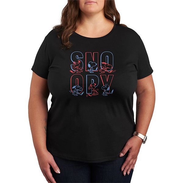 

Футболка с принтом Snoopy в хоккее Plus size Licensed Character, Black, Черный, Футболка с принтом Snoopy в хоккее Plus size Licensed Character, Black