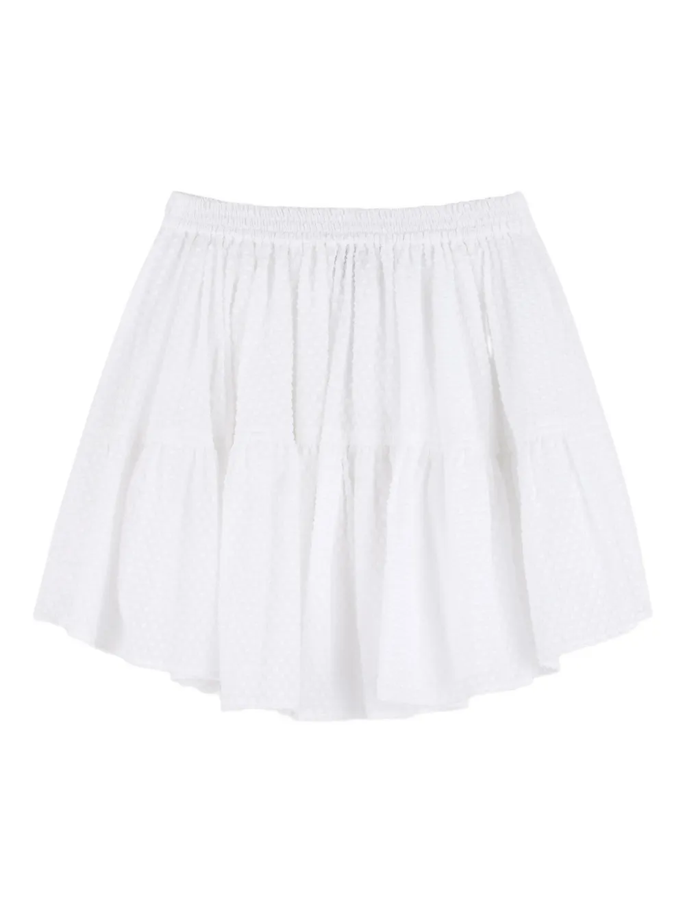 Юбка с вышивкой Zadig & Voltaire Kids, белый — фото 2