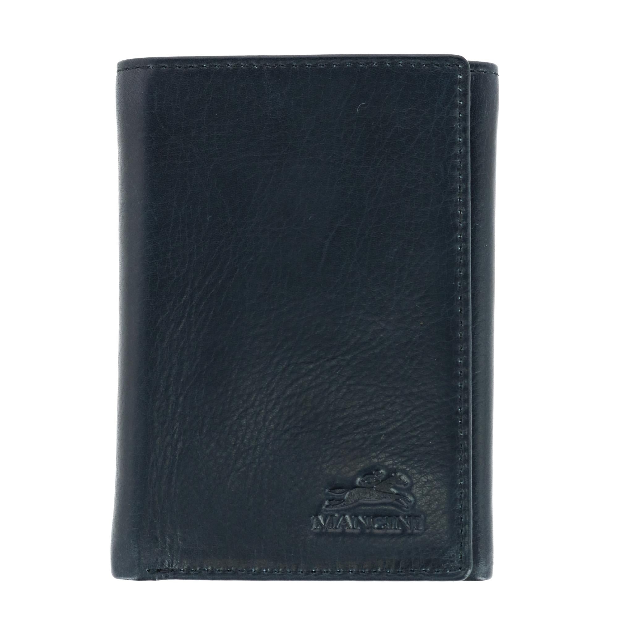 

Мужской кожаный кошелек Bellagio RFID Trifold Mancini, черный