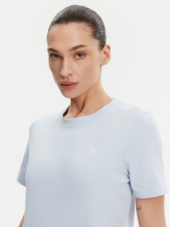 Футболка обычного кроя WW0WW45522 Tommy Hilfiger, синий — фото 4