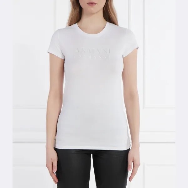 

Облегающая футболка Armani Exchange, белый