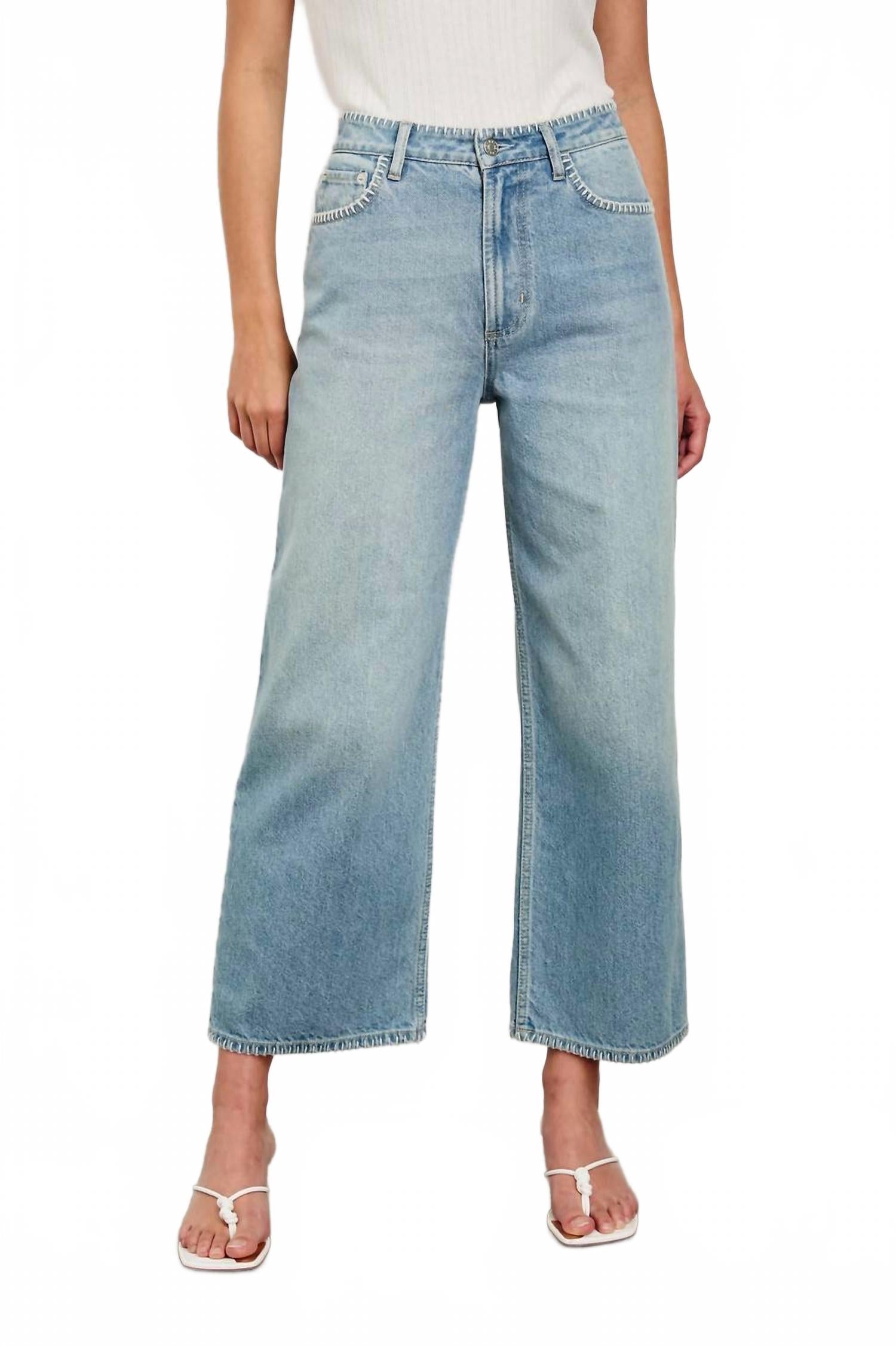 

Женские укороченные брюки Getty синего цвета Rails, синий