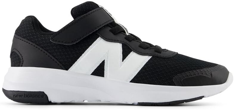 Кроссовки New Balance Kids' Dynasoft 578 V1 на липучках, белый/черный — фото 3