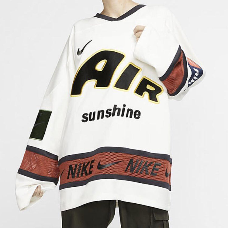Футболка Nike x Cactus Plant Flea Market Hockey Jersey 'White' CI5374-133, кремовый — фото 4