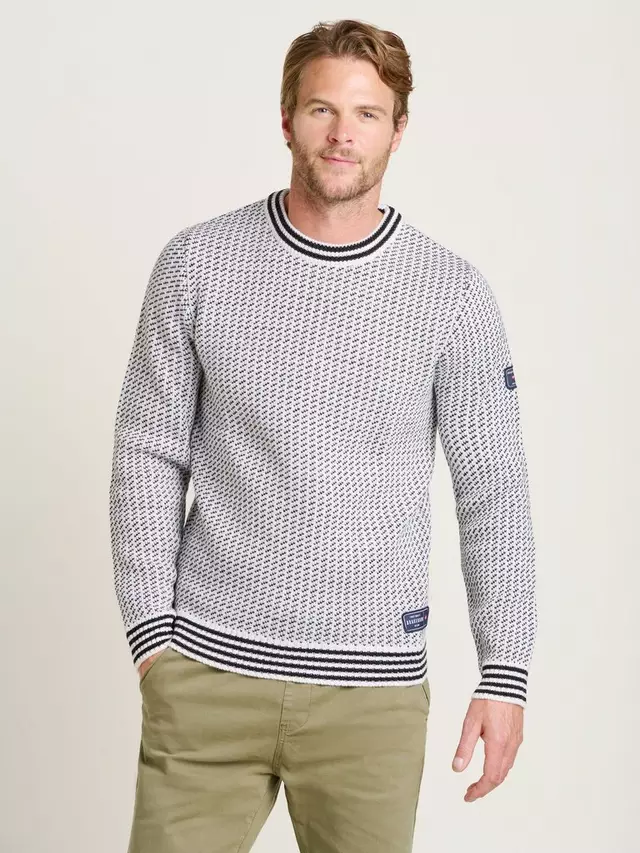

Джемпер Brakeburn Fisherman's, кремовый