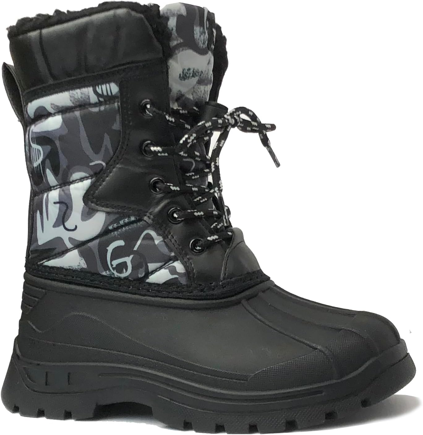 

Зимние ботинки REDVOLUTION для девочек и мальчиков, универсальные, водонепроницаемые, с противоскользящей подошвой (для малышей, детей младшего и старшего возраста), черный