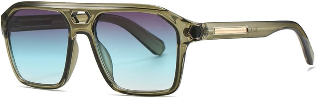 

Солнцезащитные очки с защитой UV400 | Оправа с двойной перемычкой и заклепками в стиле леопардового принта | Для женщин и мужчин, для занятий спортом на открытом воздухе и вождения DSVIGF, 07