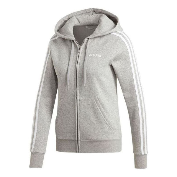 

Толстовка Толстовка с капюшоном из флиса с тремя полосками Adidas, серый
