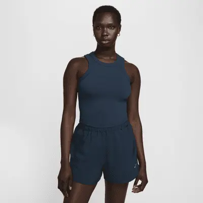 

Футболка Nike One Fitted, цвет Armory Navy/Black