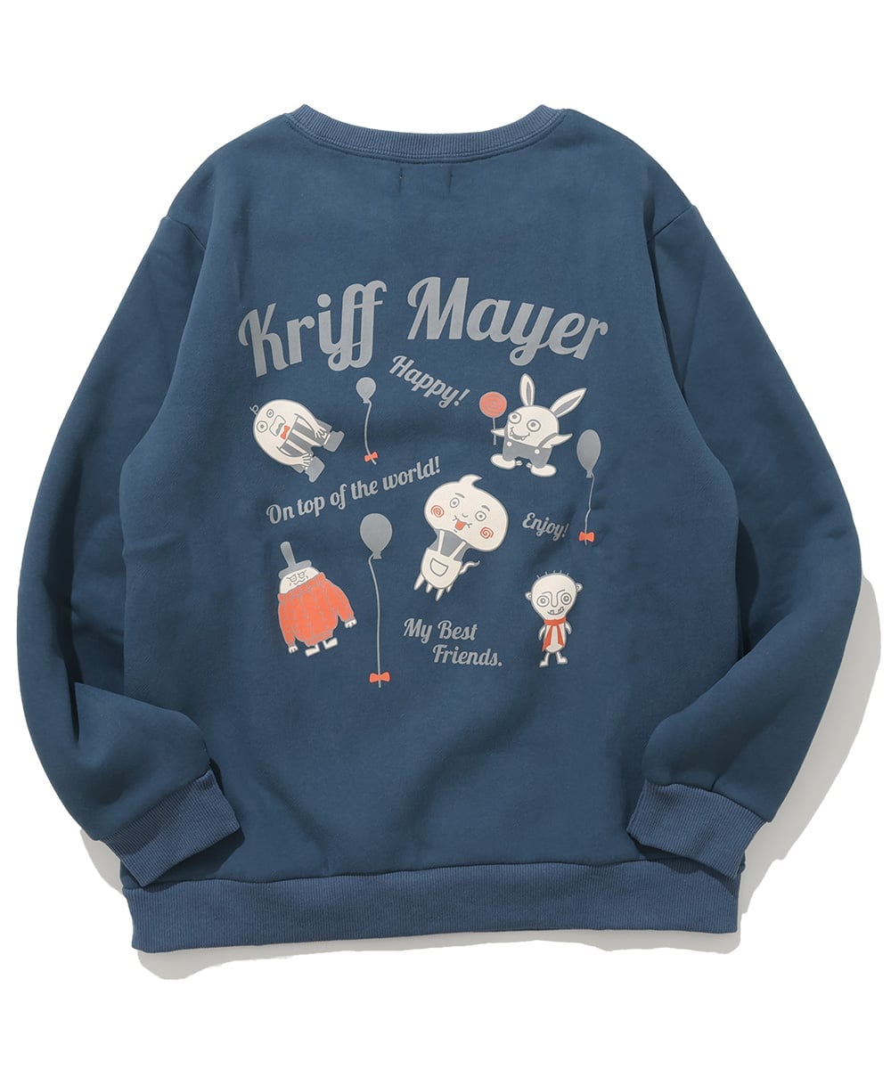 Свитшот Warm Crew (Monster) Kriff Mayer, NAVY