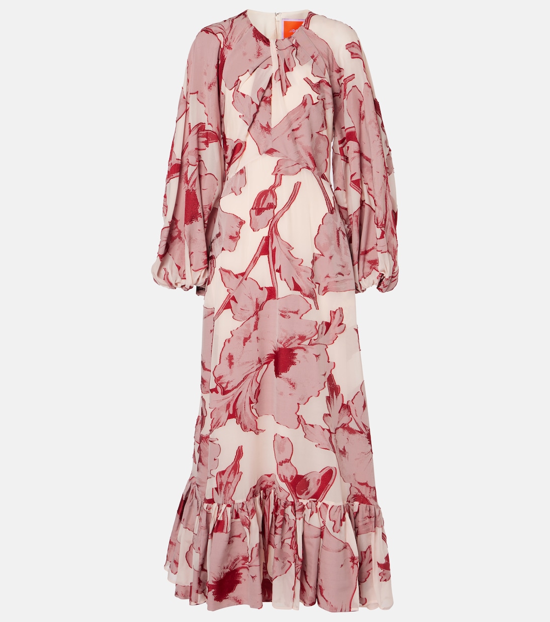 

Платье Eve-Ning с цветочным принтом из смесового шелка La DoubleJ, Sylph Fil Coupé