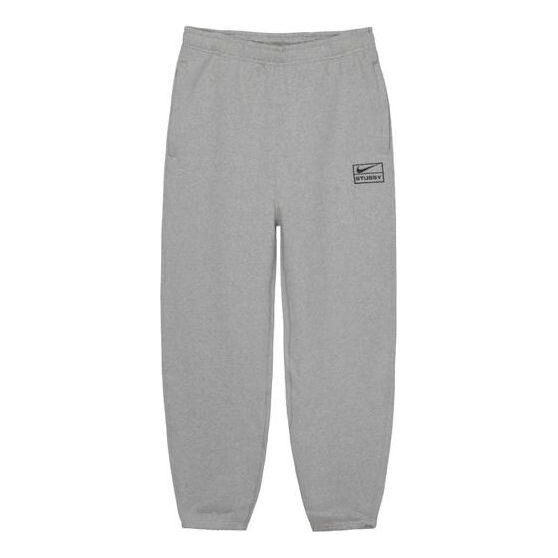 

Спортивные штаны Nike Fleece Pants x Stussy 'Dark Gray Heather', серый