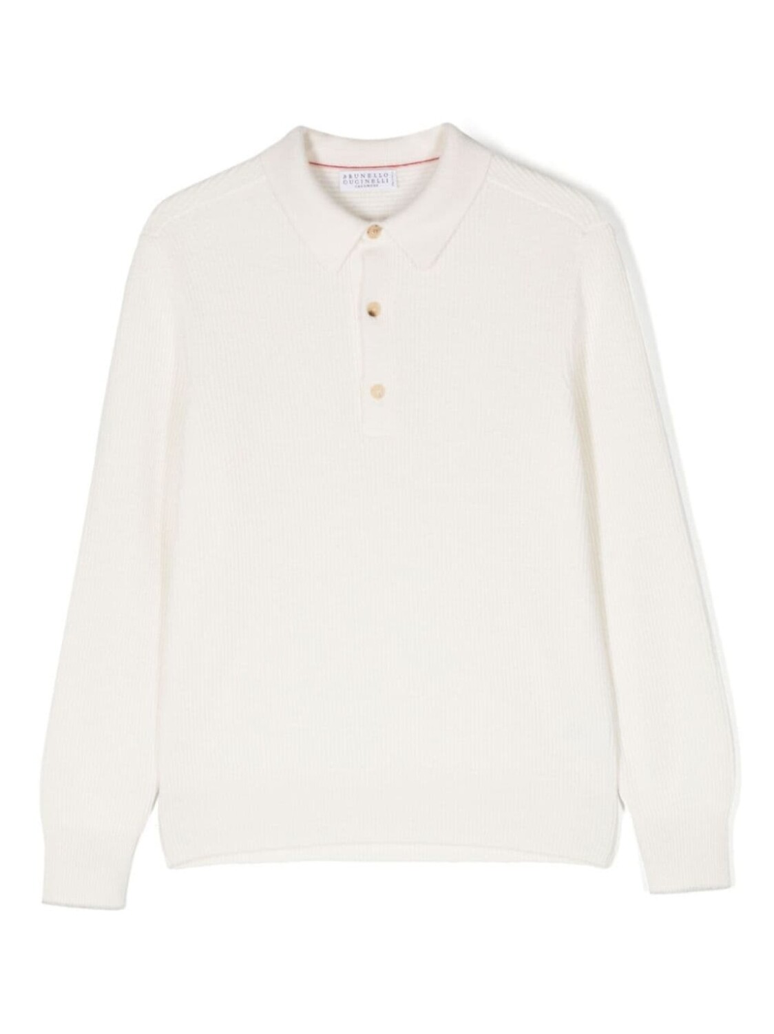 

Brunello Cucinelli Kids джемпер в рубчик, белый