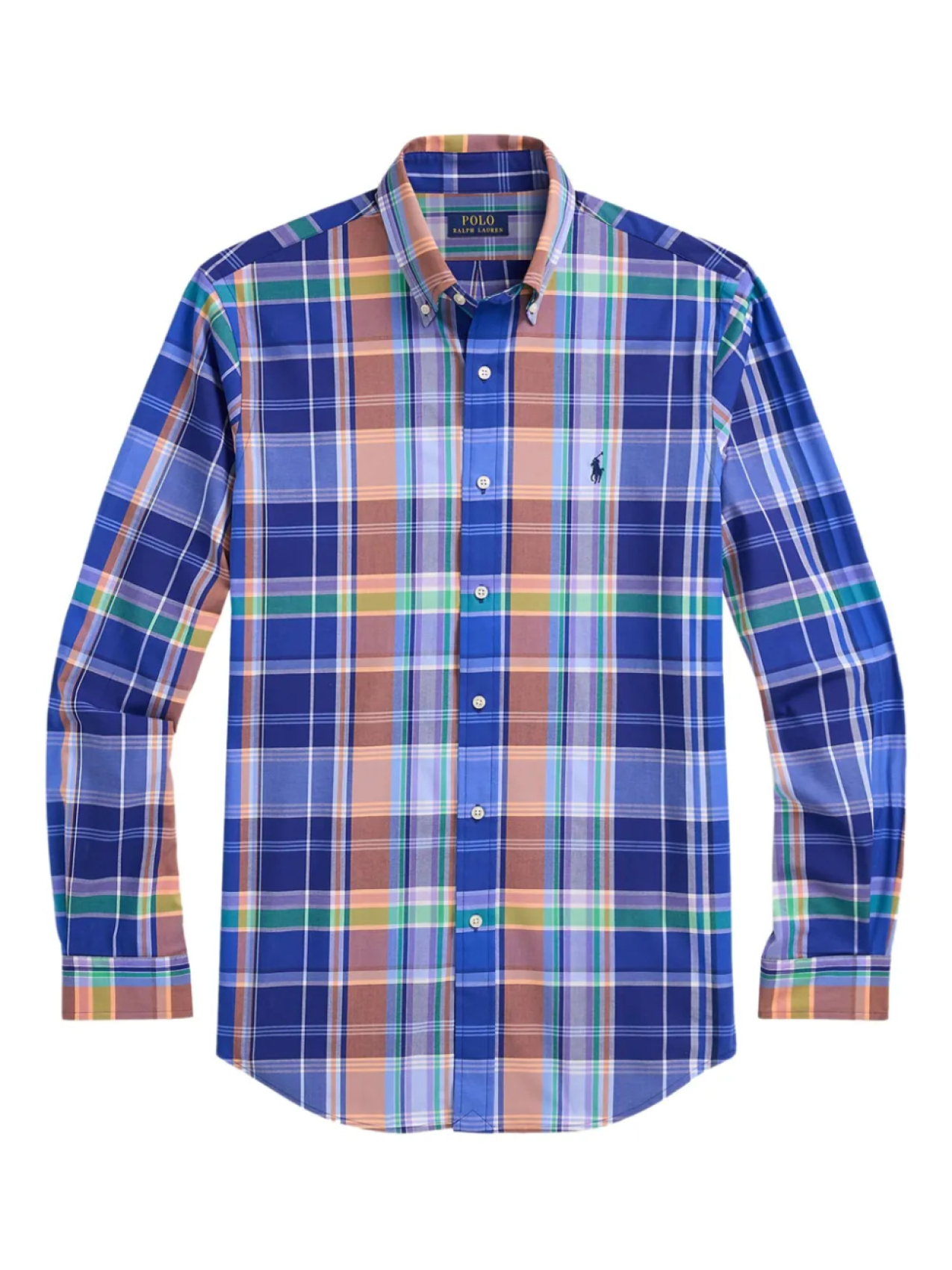 

Рубашка из хлопка Polo Ralph Lauren, синий