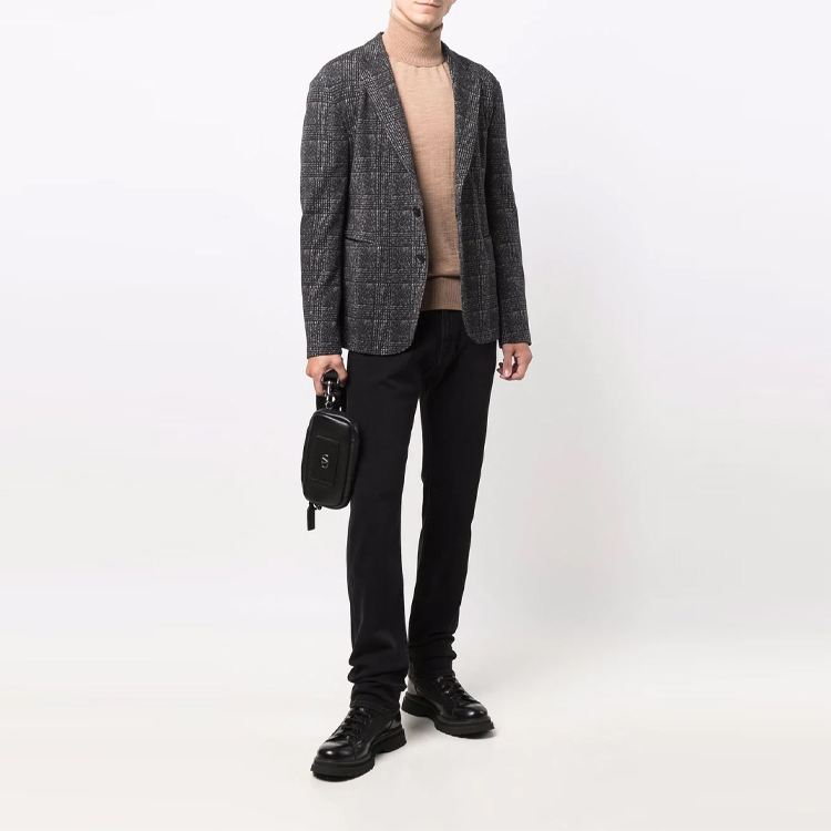 EMPORIO ARMANI Свитер мужской Light Umber водолазка Moderate Base Layer — фото 4