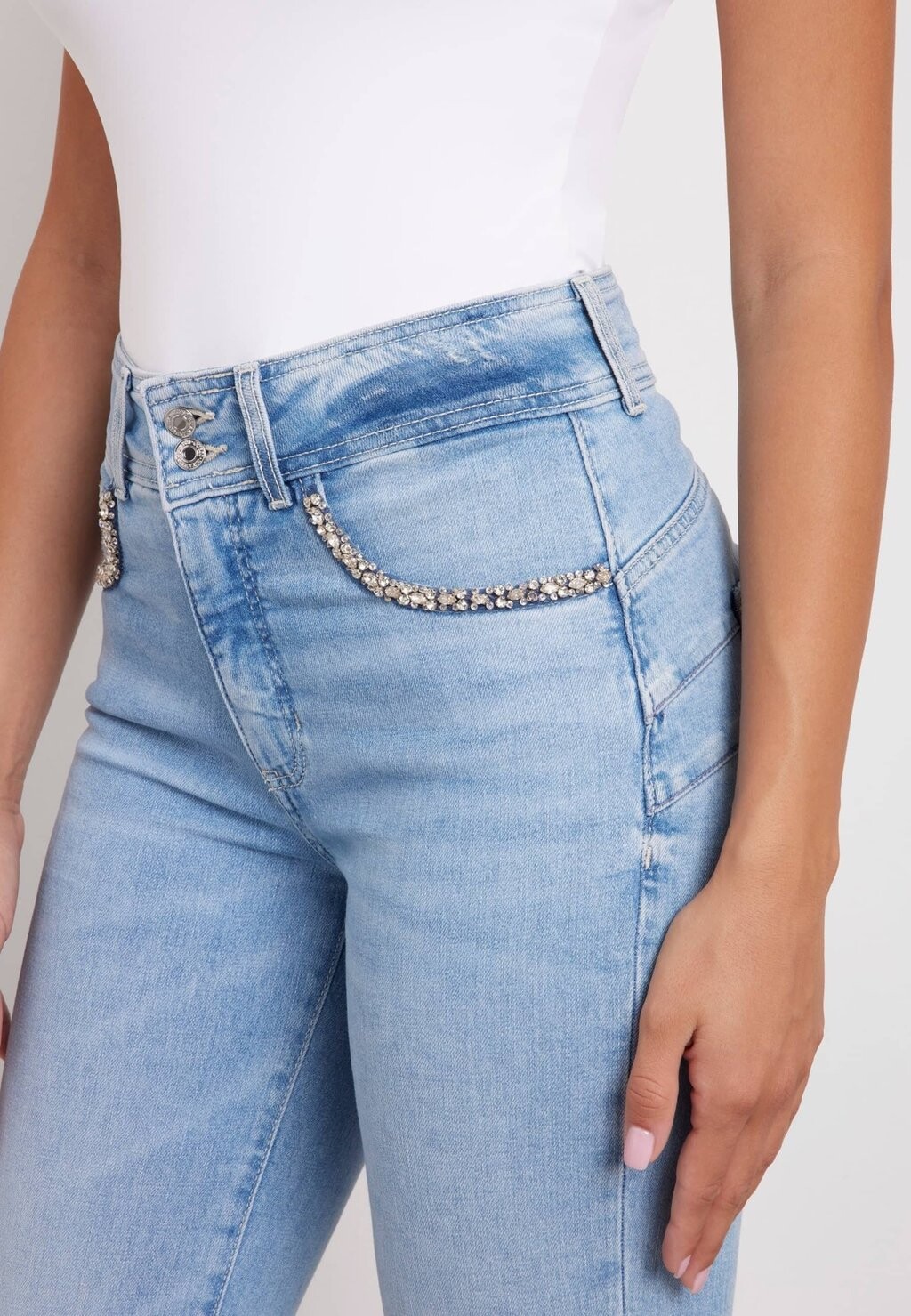 

Джинсы Bootcut Guess, синий
