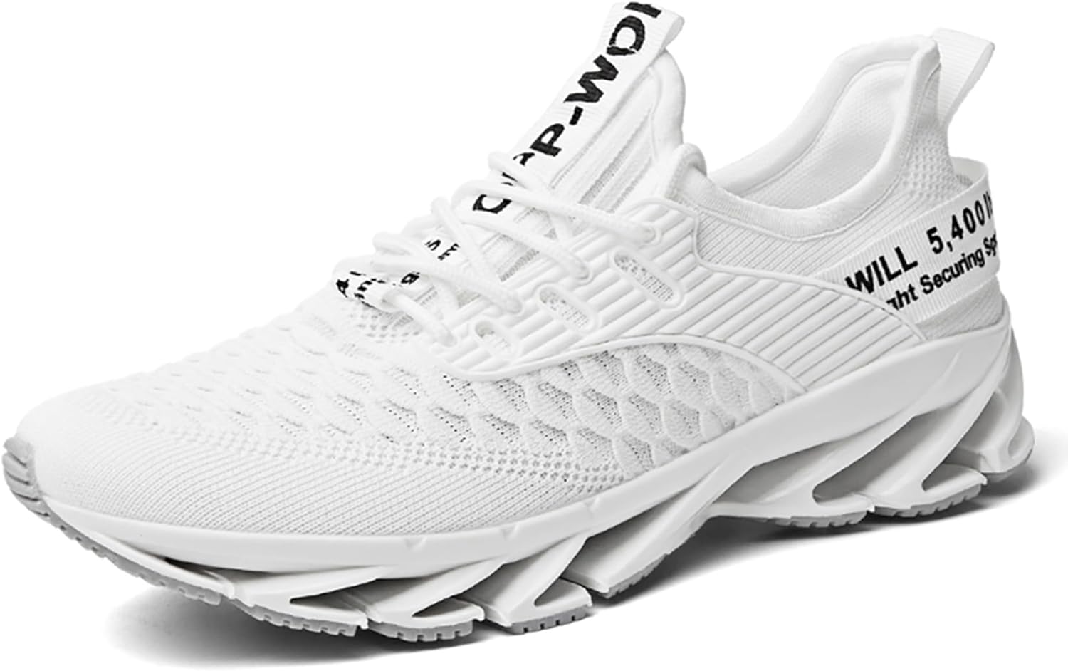 

Кроссовки Dinint Mens Sport для бега, дышащие, с сеткой, для трейл-раннинга, модные повседневные кеды, белый