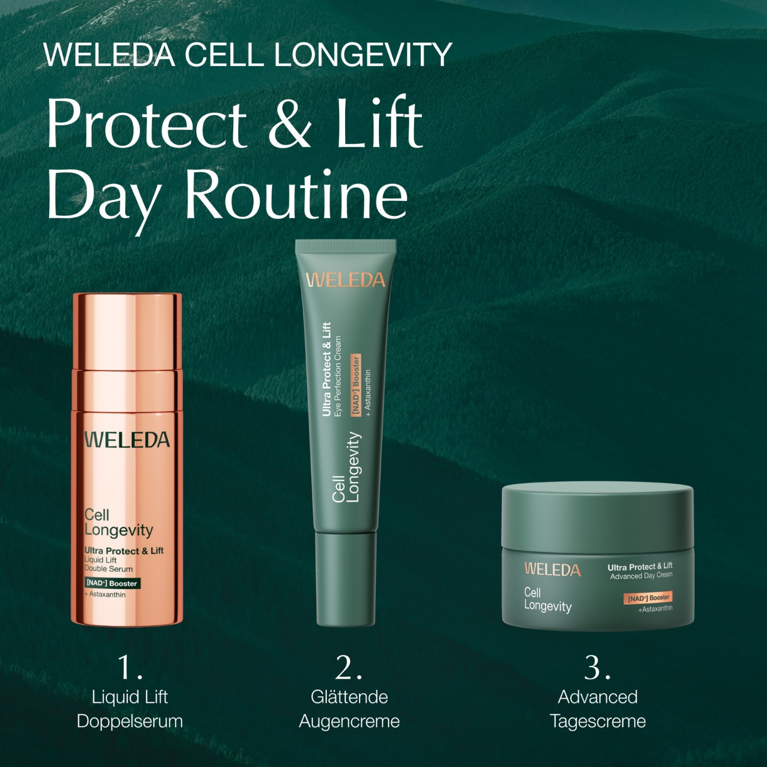 Крем для лица Weleda — Cell longevity ultra protect & lift , объем, 15 мл — фото 2