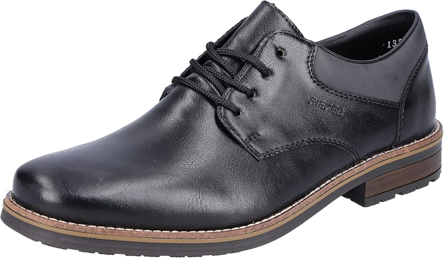 Мужские кроссовки Rieker 13200 на шнуровке, Black
