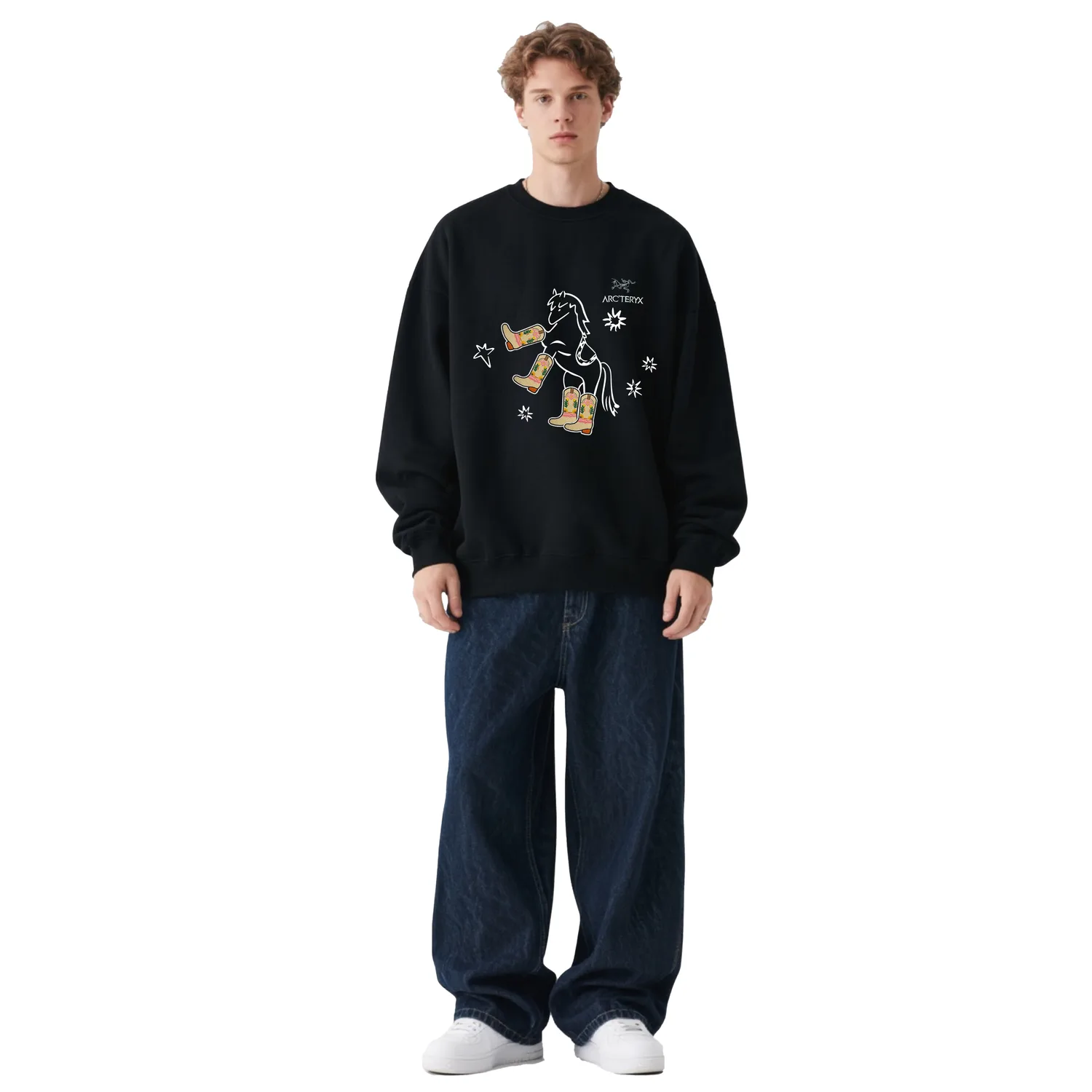 Свитшот Emblem Unisex Arcteryx, черный — фото 3