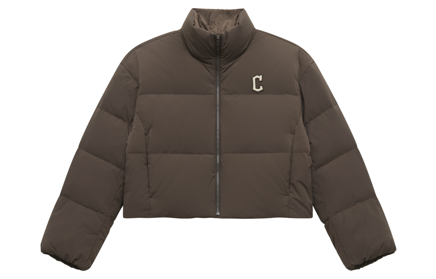 

MLB Куртка пуховая женская Cleveland Indians 25FW, Standard Brown