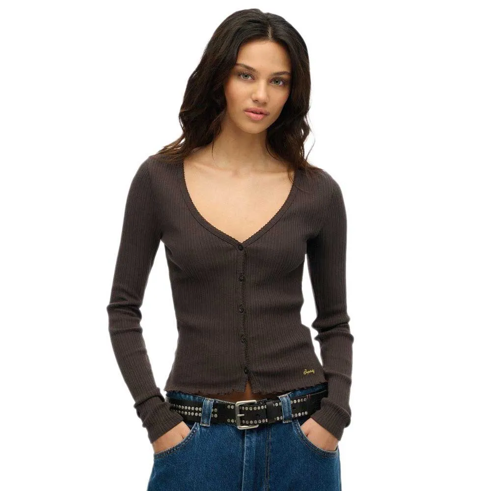

Лонгслив Superdry Essential, черный