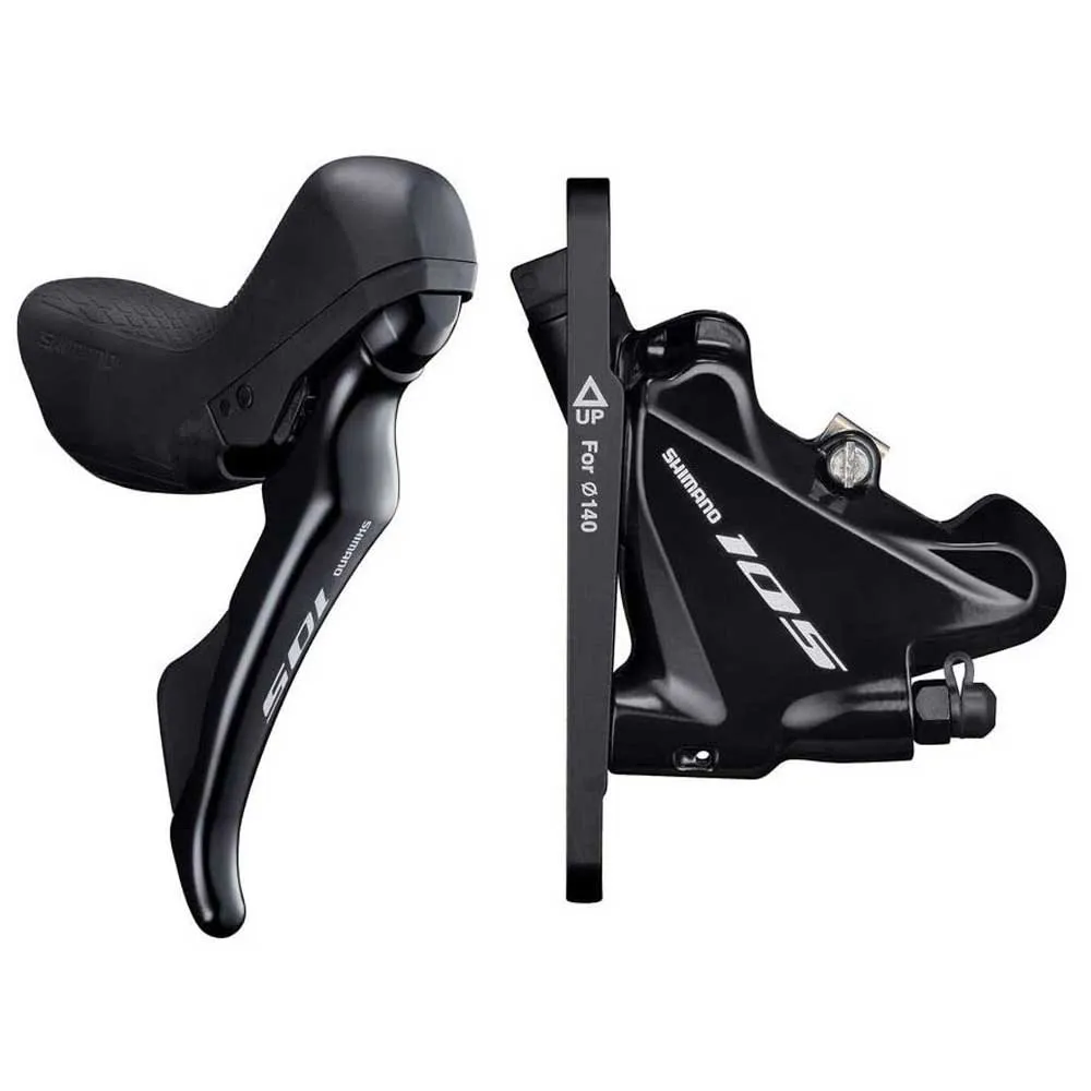 

Задний тормоз Shimano 105 R7020+R7070 Flat Mount Hydraulic Disc, черный