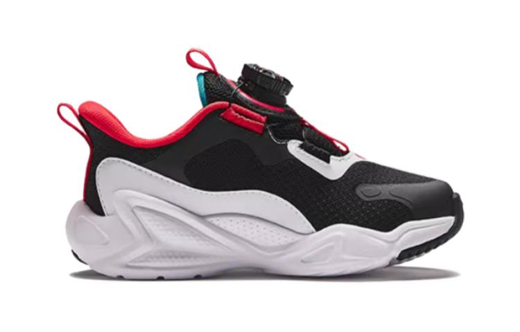Antakids Удобные и износостойкие детские повседневные кроссовки Black White Red для детей 3-7 лет — фото 3