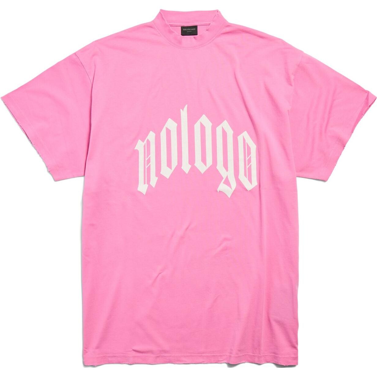 

Футболка унисекс розовая Balenciaga, розовый