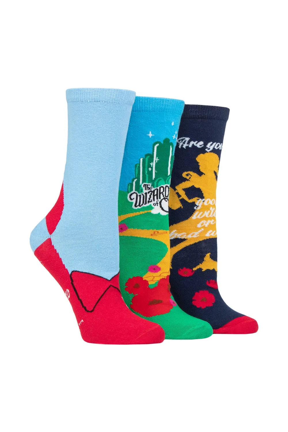 

Женские 3 пары хлопковых носков SOCKSHOP «Волшебник страны Оз» SOCKSHOP, мультиколор