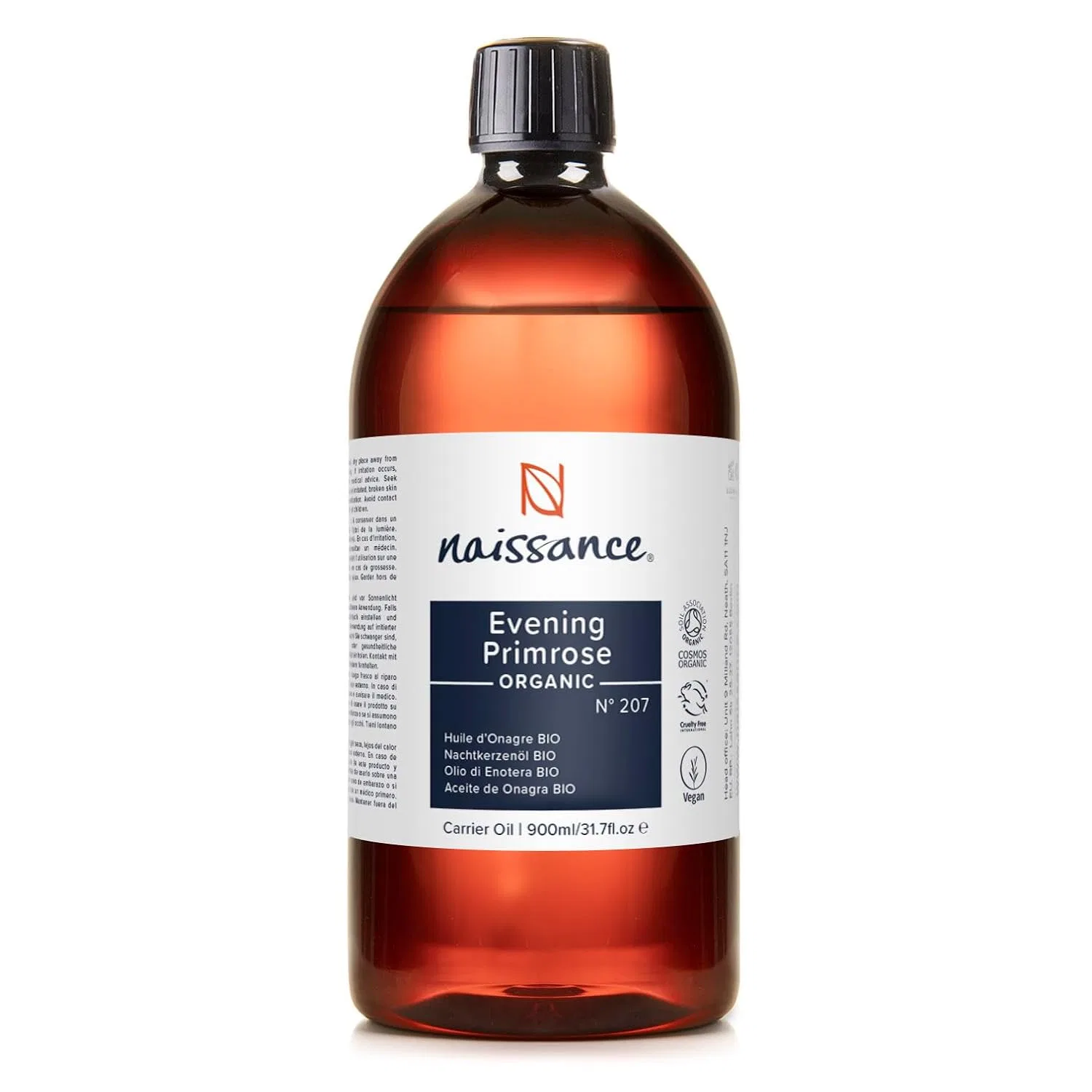 Органическое масло Naissance Night Light Oil №207, 900 мл Naissance