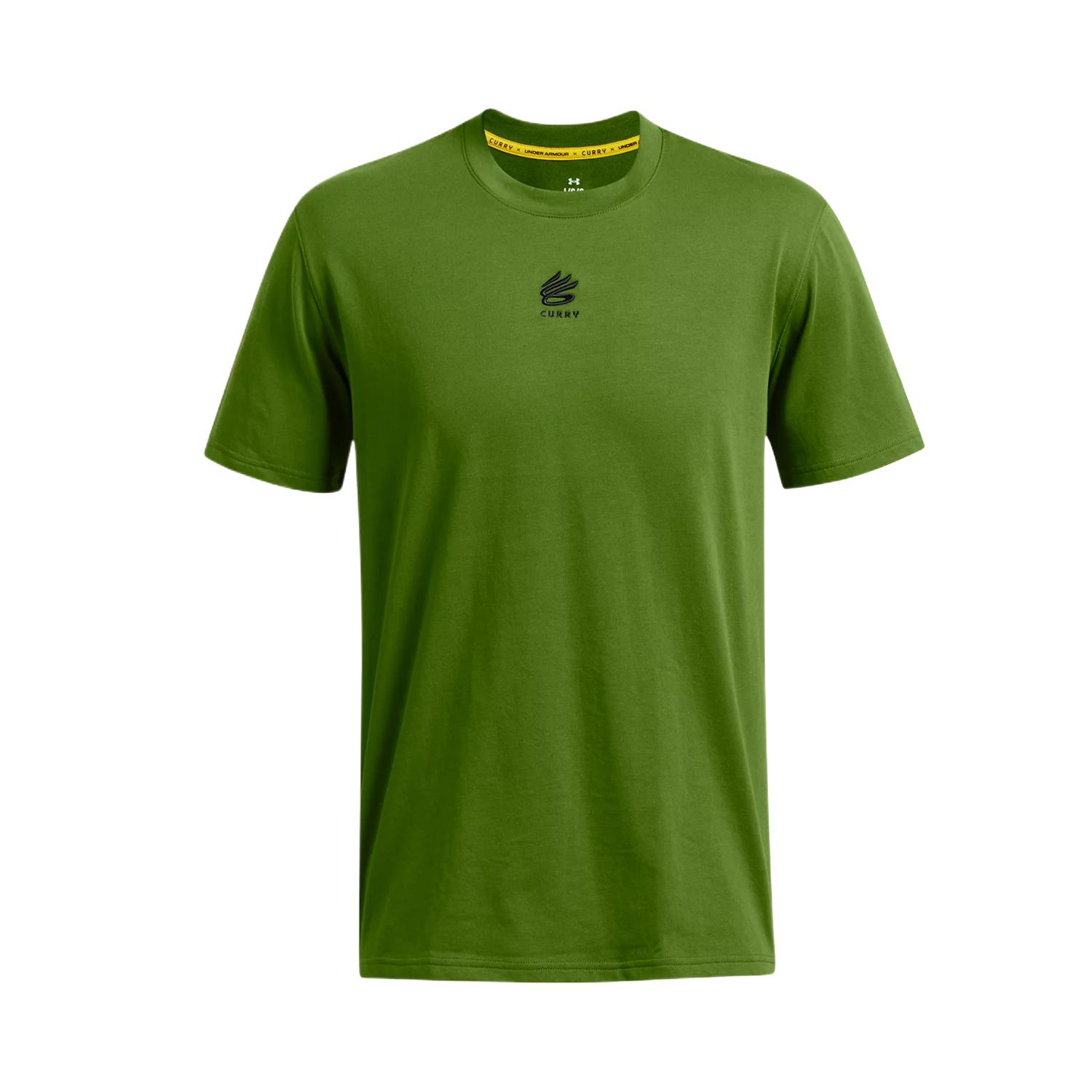 

Under Armour Футболка Curry мужская olive green, Зеленый, Under Armour Футболка Curry мужская olive green