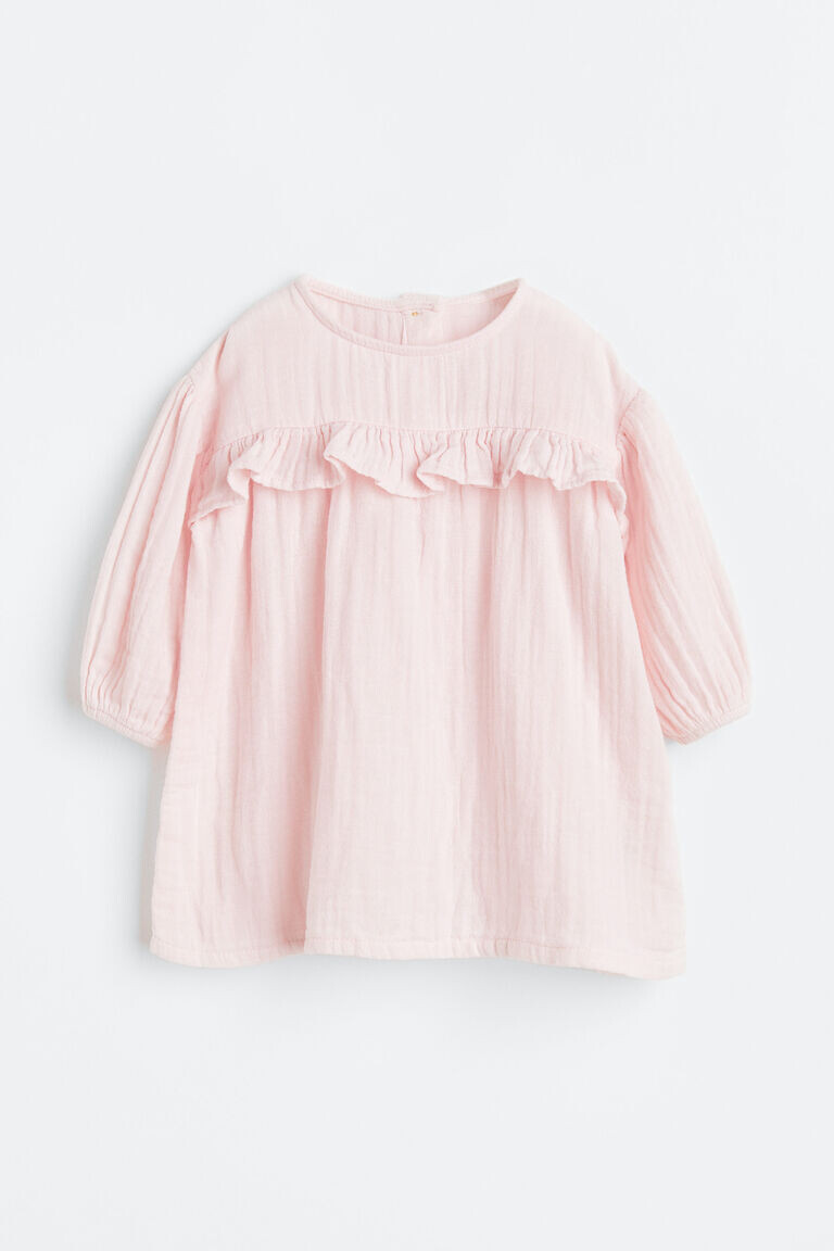 

Муслиновое платье H&M, розовый