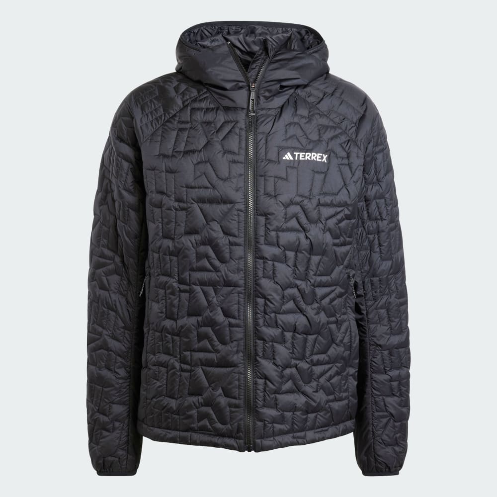 Куртка Adidas Terrex Xperior PrimaLoft Loose Fill Insulated Hooded Jacket, черный — фото 4