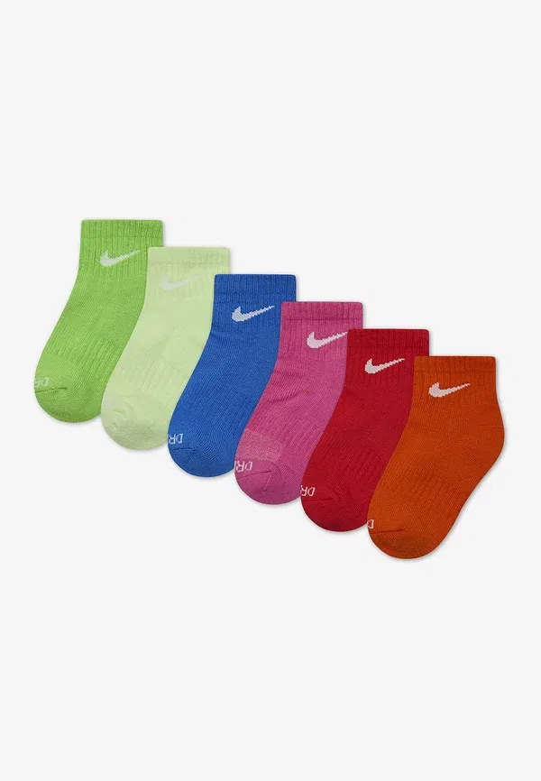 Носки Nike Sportswear Basic Quarter 6 Pack, бледно-желтый