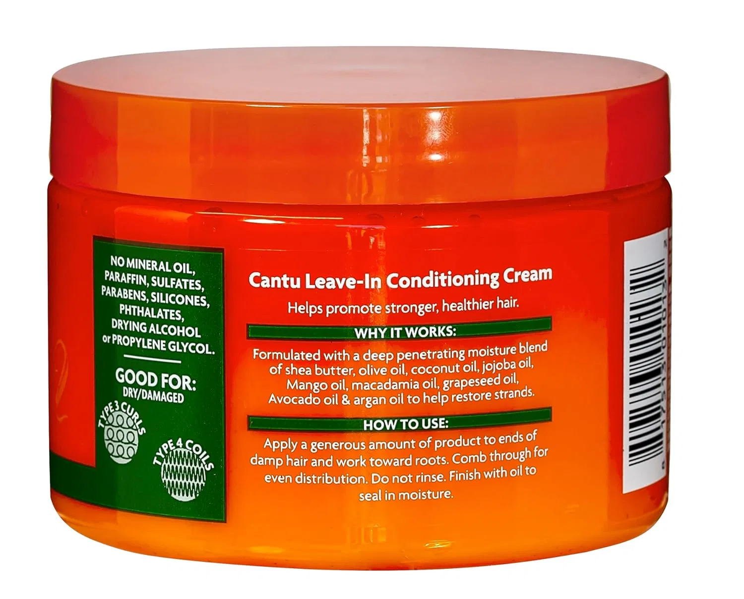 Крем-кондиционер Cantu Shea Natural Leave In Conditioning Cream, 340 г Cantu — фото 3