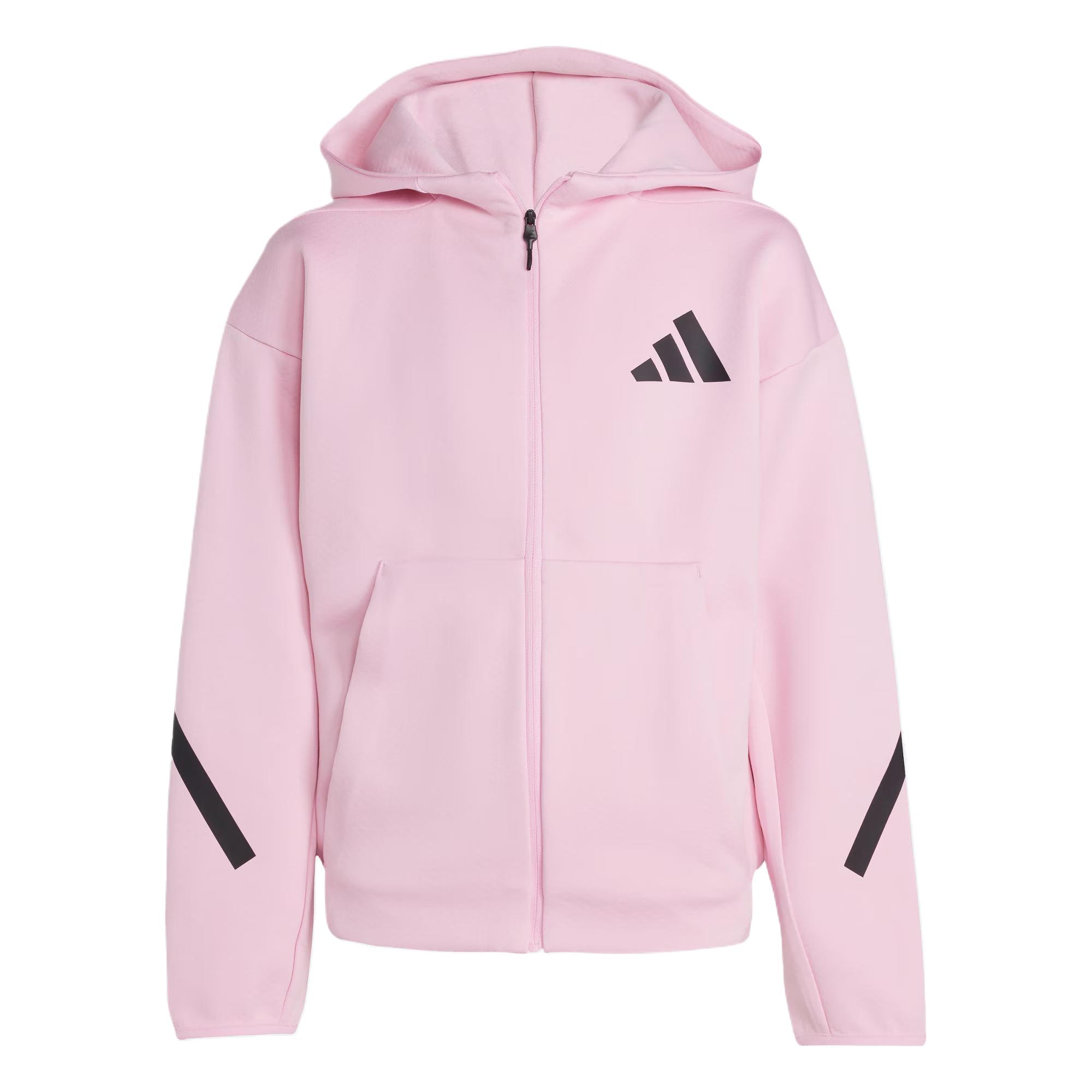 Топ для младших школьников Adidas, розовый/черный — фото 3