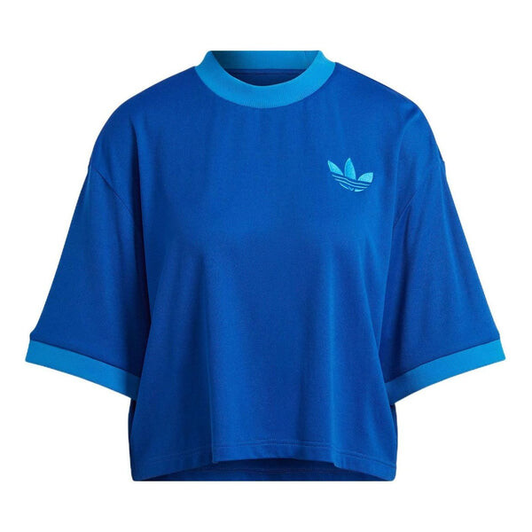 

Футболка adicolor heritage now oversized tee 'blue' Adidas, синий