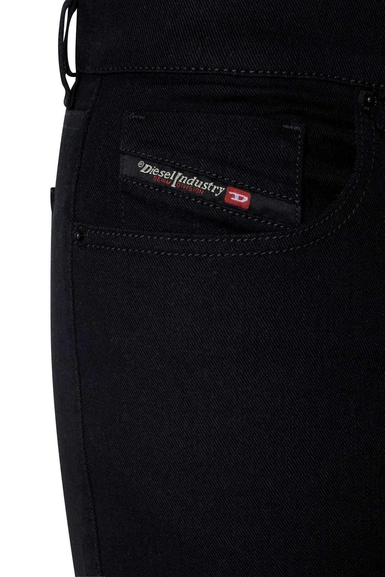 Мужские джинсовые брюки Slim Fit 2019 D-STRUKT L.30 Diesel, black — фото 4