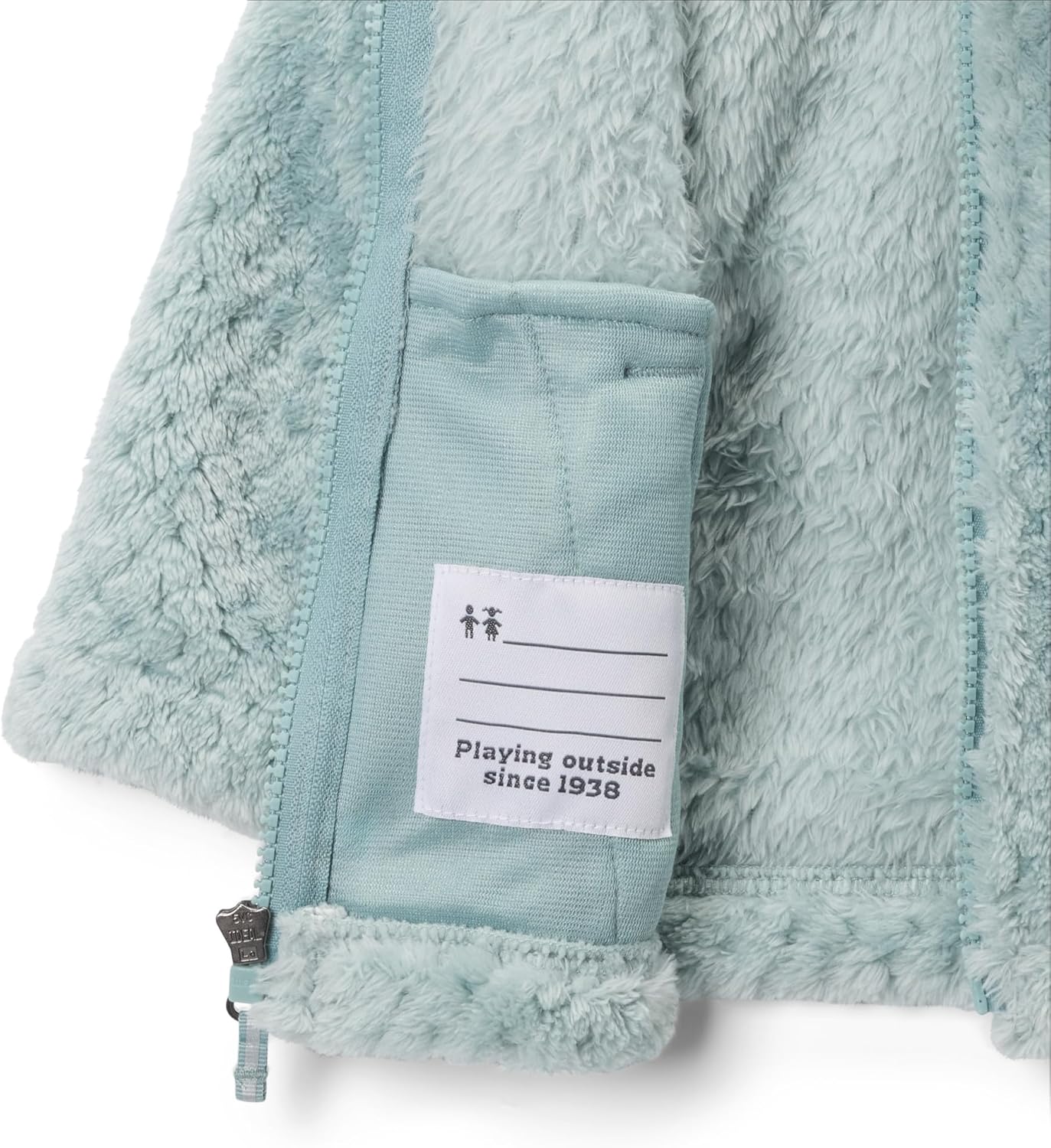 Columbia unisex-baby Fire Side Sherpa Full ZipPullover Sweater, Crushed Blue — фото 3