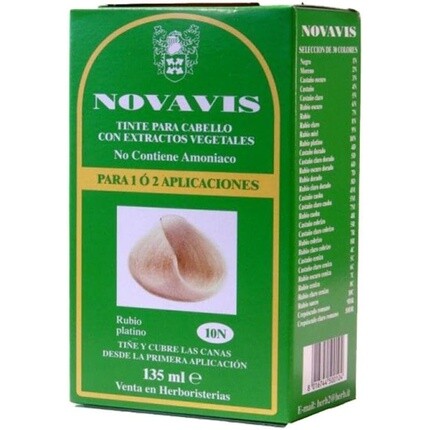 

Краситель 10N Платиновый блондин 135мл Novavis