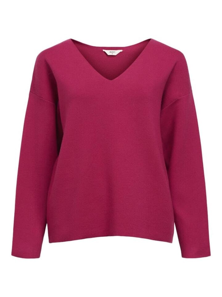 

Пуловер Object Pullover, цвет sangria