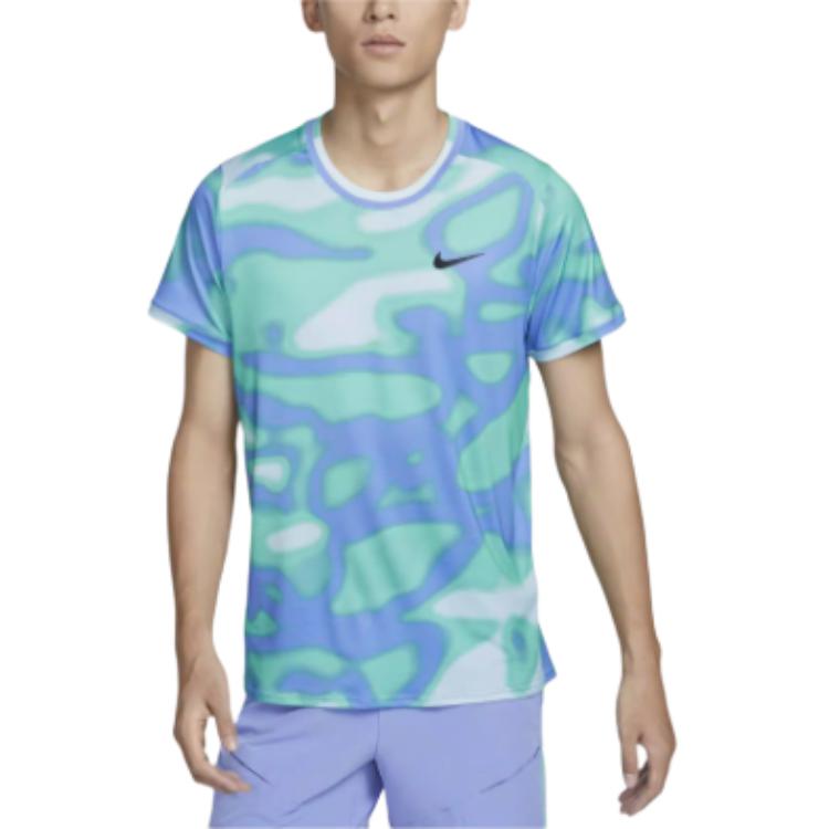Мужская теннисная майка Dri-FIT Court Advantage Nike, синий — фото 3