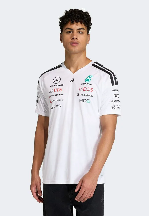 Футболка с принтом команды формулы-1 amg petronas Adidas Performance, White