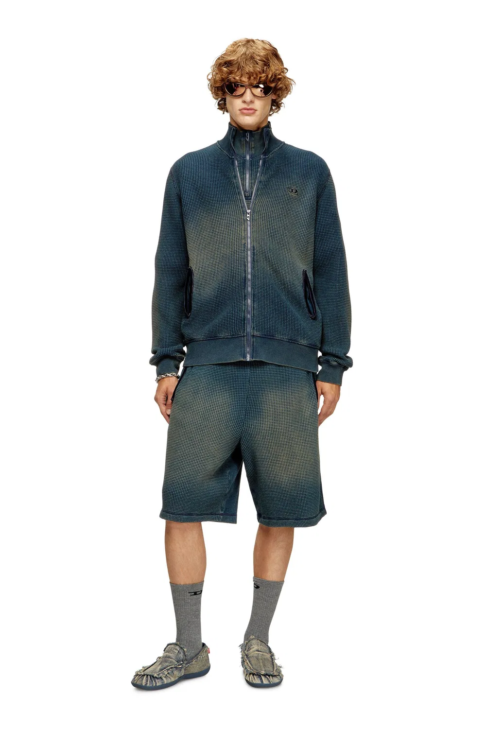 Мужские шорты P-WAFY-SHORT Diesel, Indigo Blue — фото 2