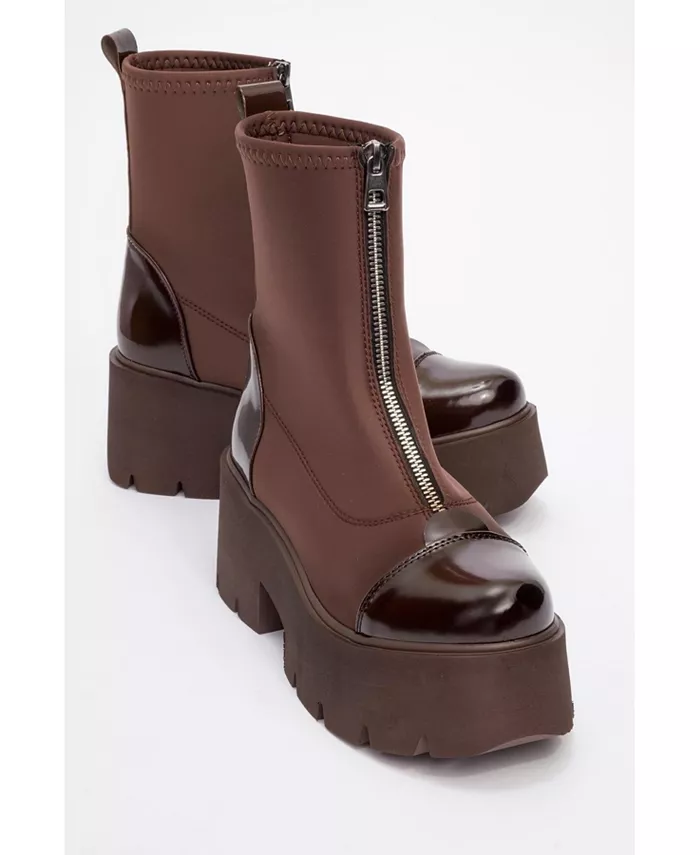 Ботильоны Bray Patent Chunky Prologue Shoes, коричневый