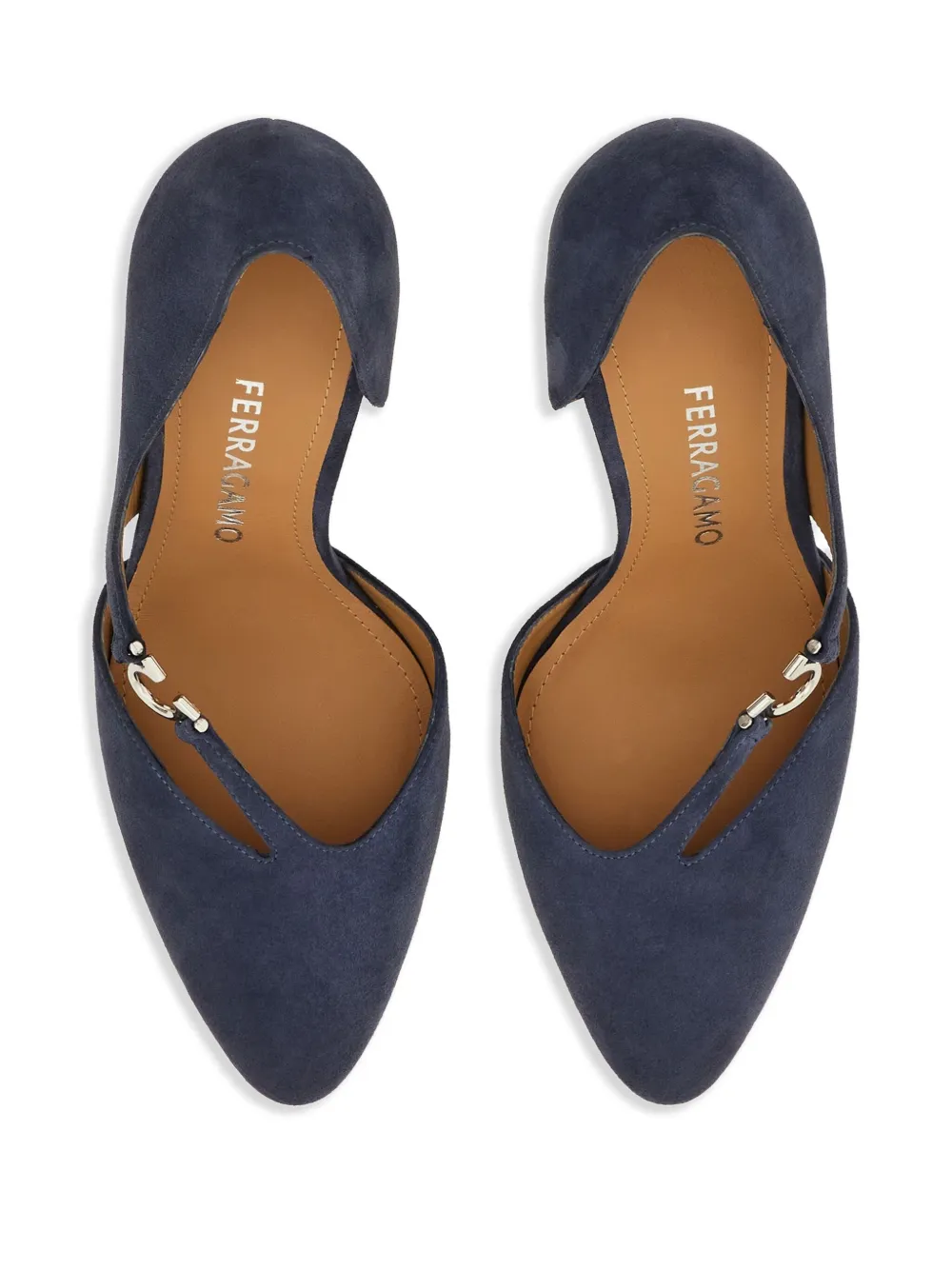 Туфли Gancini 95 Ferragamo, синий — фото 4