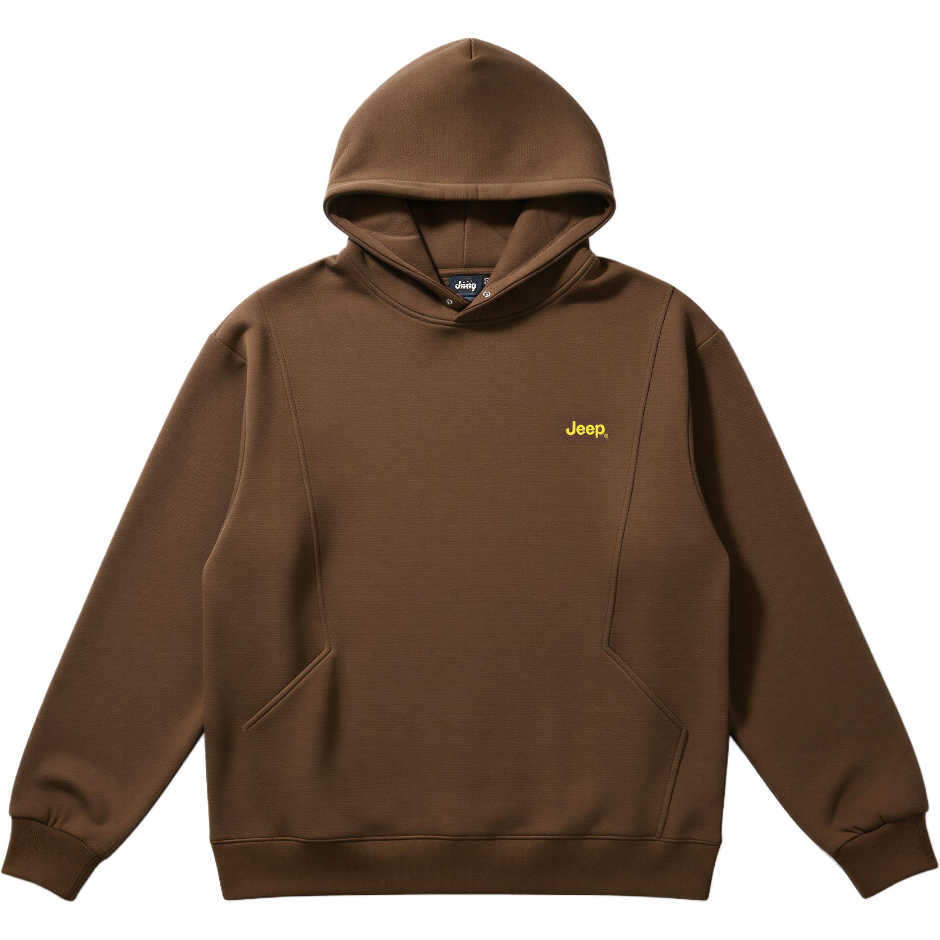 

Jeep Толстовка Unisex Coffee с капюшоном, средней плотности